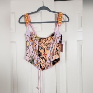 Savagexfenty  with Alice Bloomfield art corset!